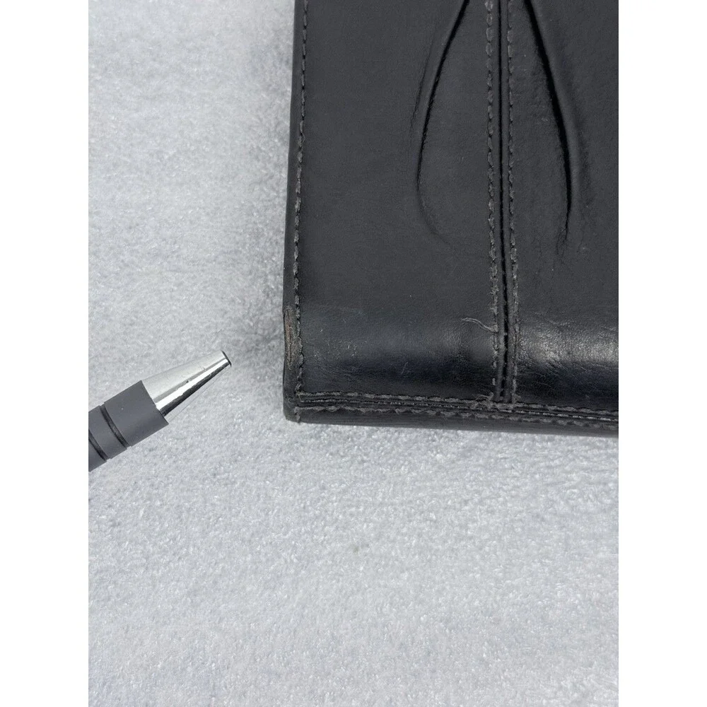 Coach Black Leather  Wallet Organizer  8